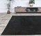 Tapis Oushak 5x9 Vintage Fait Main en Laine Noire, Turquie 3