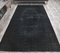 5x10 Vintage Turkish Oushak Handmade Black Wool Area Rug 2