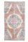 4x7 Vintage Middle East Handmade Wool Oriental Carpet in Orange 1