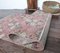 3x5 Vintage Turkish Oushak Handmade Wool Rug in Pink Bloom, Image 7