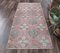 3x5 Vintage Turkish Oushak Handmade Wool Rug in Pink Bloom, Image 2