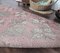 3x5 Vintage Turkish Oushak Handmade Wool Rug in Pink Bloom 6