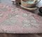 Tappeto Oushak vintage in lana rosa 3x5, Immagine 6