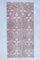 Tappeto Oushak vintage in lana rosa 3x5, Immagine 1
