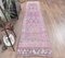 Tapis Oushak Vintage Fait Main en Laine, Turquie, 3x12 3