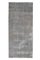 Tappeto Oushak vintage grigio con motivi floreali a mano, 3x6, Immagine 1