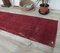 Tapis de Couloir 2x7 Vintage Oushak Fait Main en Laine, Turquie 4