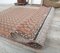 3x5 IKAT türkischer Vintage Teppich Oushak handgewebter Wollteppich Burnt 6