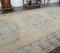 4x11 Antique Turkish Oushak Handmade Wool Faded Runner Rug, Image 4