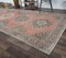 5x13 Vintage Turkish Oushak Handmade Wool Wide Runner Rug, Image 5