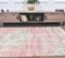 4x7 Vintage Turkish Oushak Handmade Wool Low Pile Runner Rug 3