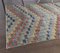 3x6 Vintage Turkish Oushak Handmade Colorful Wool Rug 4