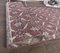 Tapis Oushak 3x6 Vintage Fait Main en Laine Rouge, Turquie 7