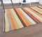 Tappeto in lana Kilim Oushak vintage fatto a mano, Turchia, Immagine 4