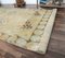 Tapis de Couloir 3x10 Vintage Oushak Fait à la Main Beige Tan, Turquie 7