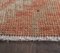 Tappeto antico Oushak fatto a mano 3x10 lana rossa, Turchia, Immagine 4