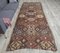 Handgemachter 4x12 türkischer Vintage Kilim Ouschak Teppich aus handgewebter Wolle 2