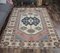 6x8 Antique Middle East Handmade Pure Wool Tribal Pink & Beige Rug, Image 2