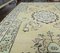 5x8 Antique Turkish Oushak Handmade Pistachio-Colored Rug 4