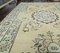 Handgemachter antiker türkischer 5x8 Teppich in Pistazien-Optik von Oushak 4