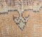 Alfombra de pasillo oriental Oushak Oriental de lana 3x12 vintage hecha a mano, Imagen 7