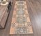 Tapis Oushak Antique Fait Main en Laine Orange, Turquie, 3x9 2