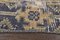 Tappeto 4x11 vintage in lana di Oushak fatto a mano, giallo, Immagine 5