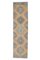 Tappeto Oushak vintage in lana pastello fatto a mano 3x13, Immagine 1