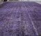 5x8 Vintage Turkish Oushak Handmade Purple Area Rug 5