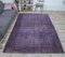 5x8 Vintage Turkish Oushak Handmade Purple Area Rug 2