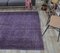 5x8 Vintage Turkish Oushak Handmade Purple Area Rug 4