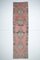 3x12 Antique Turkish Oushak Handmade Wool Runner Rug in Pastel 1