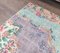 Tapis Oriental Vintage 4x5 Oushak Fait Main en Laine, Turquie 4