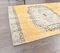 3x11 Antique Turkish Oushak Handmade Wool Runner Rug in Yellow 5