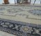 Alfombra de pasillo 4x11 turca vintage hecha a mano de seda Oushak, Imagen 5