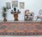 4x11.3 Vintage Turkish Oushak Handmade Burnt Orange Runner, Image 3