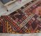 Handgemachter 4x14 türkischer Vintage Kilim Oushak Teppich aus handgewebter Wolle 5