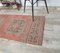 Tapis de Couloir 2x11 Vintage Oushak en Laine Tissé à la Main Rouge, Turquie 4