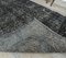 Tapis Oushak 3x9 Vintage en Laine Noire Fait Main Massif 6