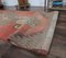 3x9 Vintage Turkish Oushak Handmade Wool Rug in Red 7