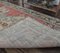 3x10 Vintage Turkish Oushak Handmade Wool Rug in Red & Gold 6