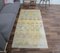 3x6 Vintage Turkish Oushak Handmade Wool Floral Carpet 2