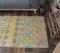 Tapis Oushak 3x6 Vintage Fait Main en Laine Florale, Turquie 4