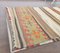 Tappeto Kilim Runner vintage fatto a mano di lana Oushak, Austria, Immagine 6