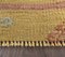 3x5 Türkischer Vintage Kilim Ouschak Handgewebter Flachgewebe Teppich aus Wolle 5