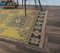 3x12 Vintage Turkish Oushak Handmade Yellow Wool Runner Rug 4