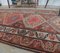 3x13 Vintage Turkish Oushak Hand-Knotted Red Wool Runner 5