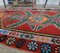 3x12 Vintage Turkish Oushak Hand-Knotted Red Wool Runner 5