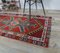 3x12 Vintage Turkish Oushak Hand-Knotted Red Wool Runner 4