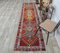 3x12 Vintage Turkish Oushak Hand-Knotted Red Wool Runner 2